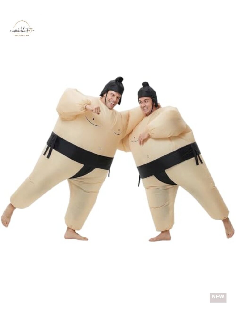 Inflatable Sumo Wrestling Costume for Adults Halloween Blow Up Suits Male